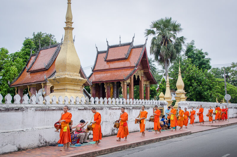 Monks at Luang Prabang