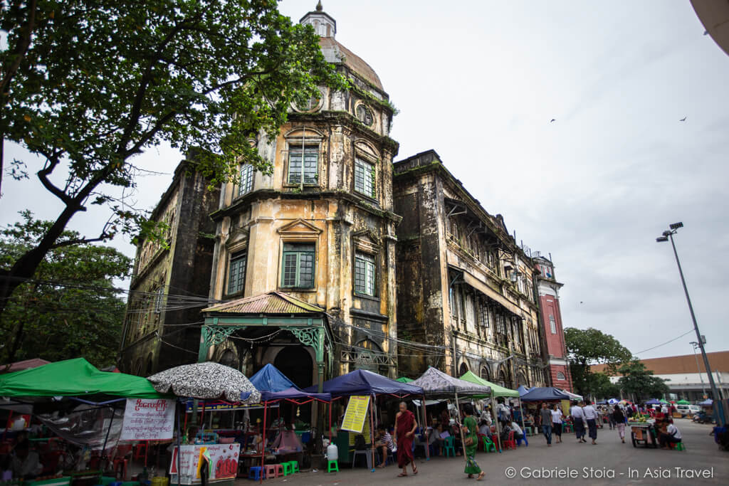 Edificio coloniale a Yangon