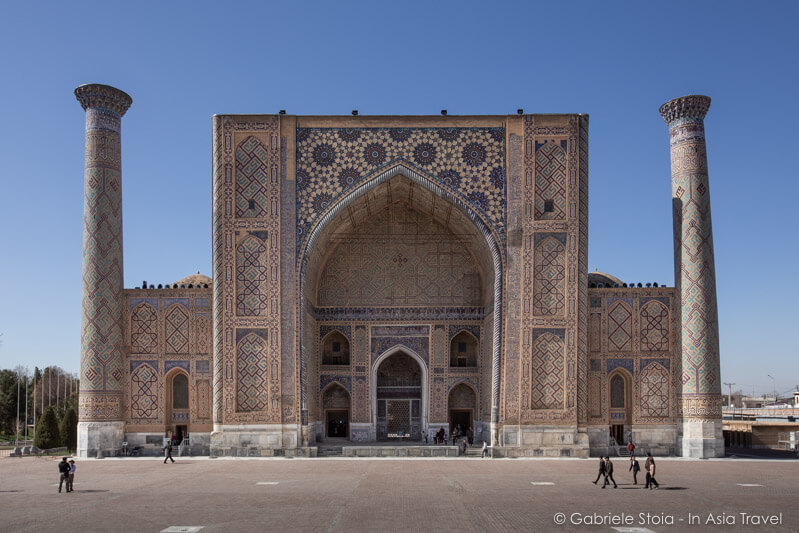 Samarkand, Madrasa of Ulugbek. One of the unmissable visit among the places to see in Uzbekistan